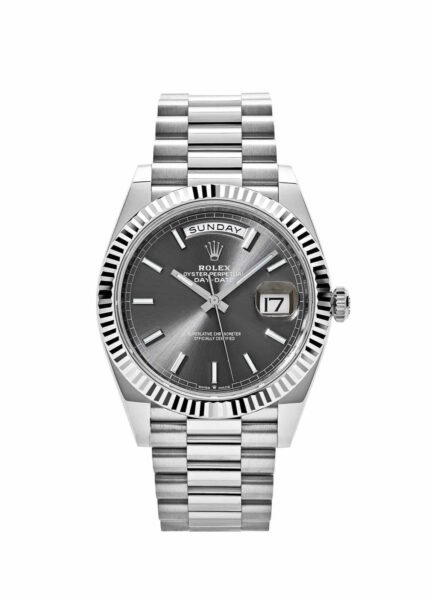 Rolex Day-Date Watch For Men - Grey Dial