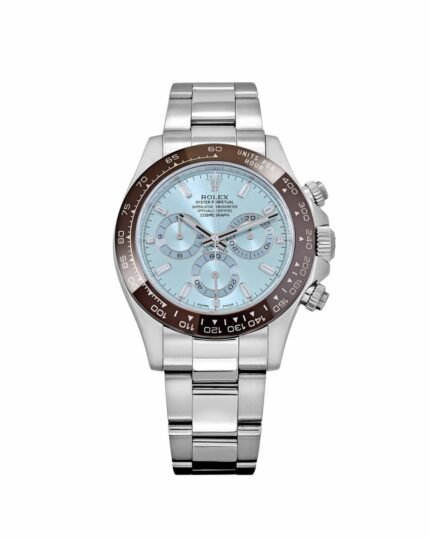 Rolex Cosmograph Daytona Watch For Men - Ice Blue Dial